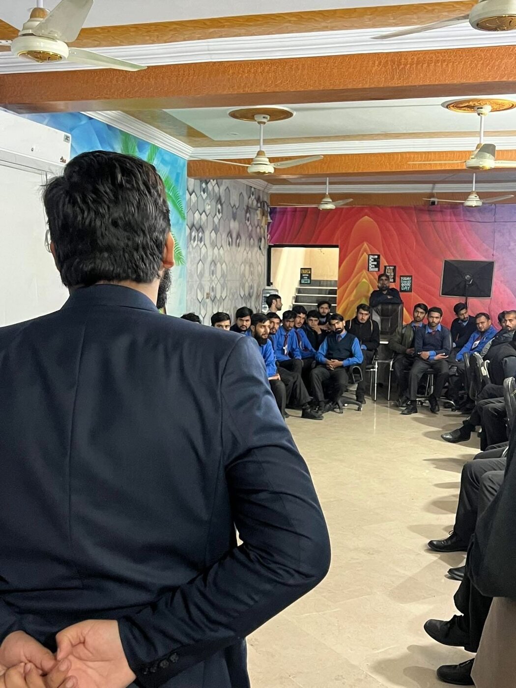Muhammad Iqbal — Addressing Professionals