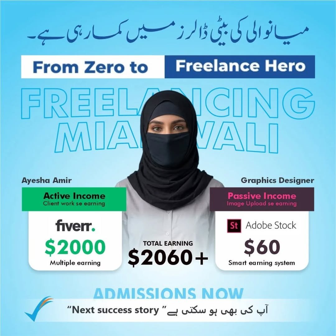 Ayesha Amir — Graphic Design freelancer earning $2,060+